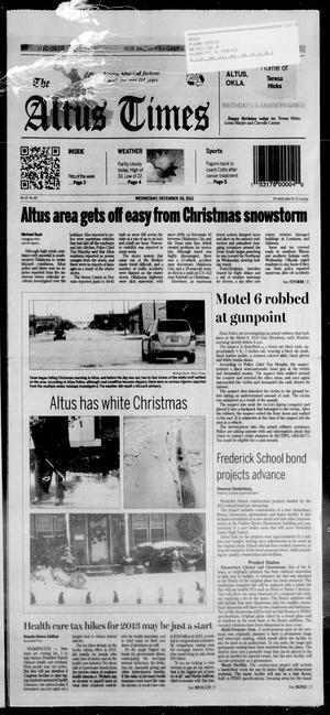 Primary view of object titled 'The Altus Times (Altus, Okla.), Vol. 113, No. 149, Ed. 1 Wednesday, December 26, 2012'.