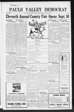 Pauls Valley Democrat (Pauls Valley, Okla.), Vol. 23, No. 28, Ed. 1 Thursday, September 9, 1926