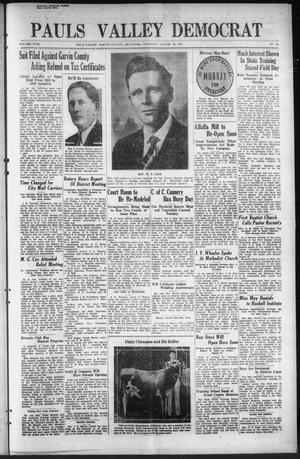 Pauls Valley Democrat (Pauls Valley, Okla.), Vol. 28, No. 26, Ed. 1 Thursday, August 20, 1931