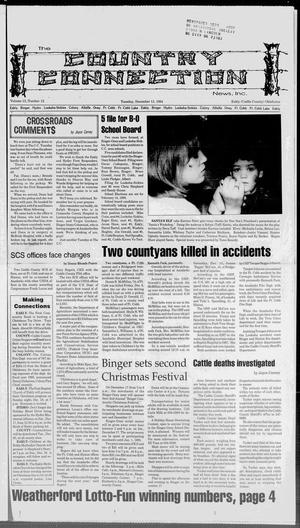 The Country Connection News, Inc. (Eakly, Okla.), Vol. 13, No. 12, Ed. 1 Tuesday, December 13, 1994