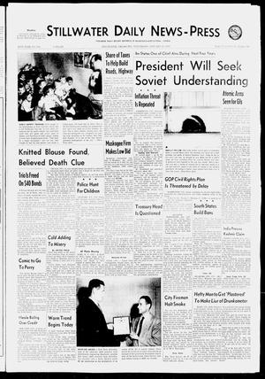 Stillwater Daily News-Press (Stillwater, Okla.), Vol. 46, No. 304, Ed. 1 Wednesday, January 23, 1957