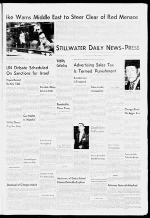 Stillwater Daily News-Press (Stillwater, Okla.), Vol. 47, No. 19, Ed. 1 Monday, February 25, 1957