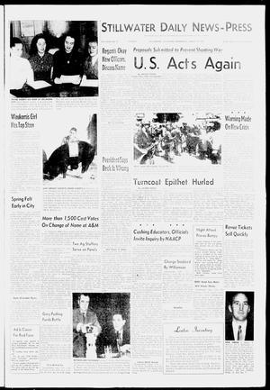 Stillwater Daily News-Press (Stillwater, Okla.), Vol. 47, No. 33, Ed. 1 Wednesday, March 13, 1957