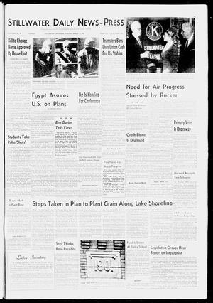 Stillwater Daily News-Press (Stillwater, Okla.), Vol. 47, No. 38, Ed. 1 Tuesday, March 19, 1957