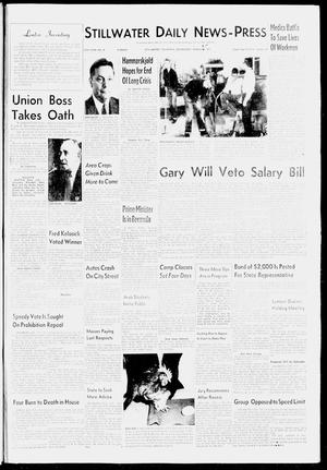 Stillwater Daily News-Press (Stillwater, Okla.), Vol. 47, No. 39, Ed. 1 Wednesday, March 20, 1957