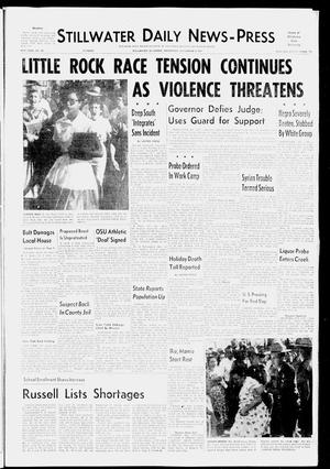 Stillwater Daily News-Press (Stillwater, Okla.), Vol. 47, No. 188, Ed. 1 Wednesday, September 4, 1957
