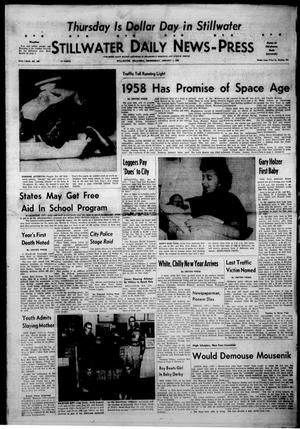 Stillwater Daily News-Press (Stillwater, Okla.), Vol. 47, No. 288, Ed. 1 Wednesday, January 1, 1958