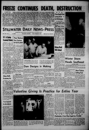 Primary view of object titled 'Stillwater Daily News-Press (Stillwater, Okla.), Vol. 48, No. 13, Ed. 1 Friday, February 14, 1958'.