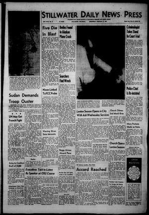 Stillwater Daily News-Press (Stillwater, Okla.), Vol. 48, No. 17, Ed. 1 Wednesday, February 19, 1958