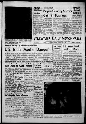 Stillwater Daily News-Press (Stillwater, Okla.), Vol. 48, No. 156, Ed. 1 Wednesday, July 30, 1958
