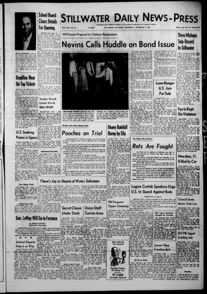 Stillwater Daily News-Press (Stillwater, Okla.), Vol. 48, No. 186, Ed. 1 Wednesday, September 3, 1958