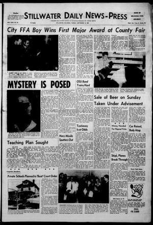 Stillwater Daily News-Press (Stillwater, Okla.), Vol. 48, No. 197, Ed. 1 Tuesday, September 16, 1958