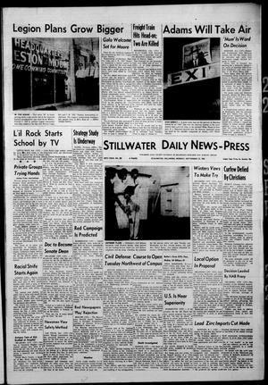 Primary view of object titled 'Stillwater Daily News-Press (Stillwater, Okla.), Vol. 48, No. 202, Ed. 1 Monday, September 22, 1958'.