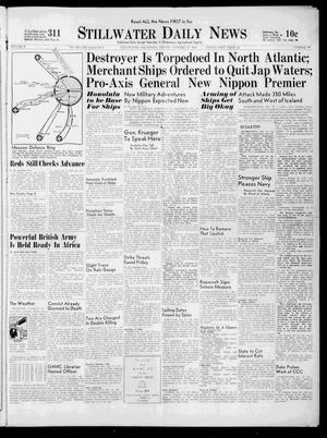 Stillwater Daily News (Stillwater, Okla.), Vol. 8, No. 98, Ed. 1 Friday, October 17, 1941
