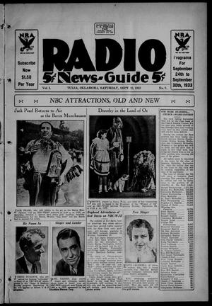 Radio News-Guide (Tulsa, Okla.), Vol. 1, No. 2, Ed. 1 Saturday, September 23, 1933
