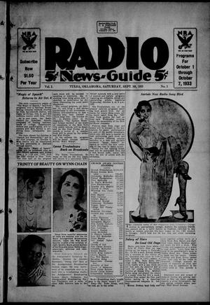 Radio News-Guide (Tulsa, Okla.), Vol. 1, No. 3, Ed. 1 Saturday, September 30, 1933