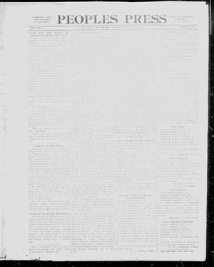 Peoples Press (El Reno, Okla.), Vol. 5, No. 175, Ed. 1 Friday, March 3, 1916