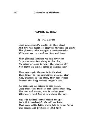April 22,1889