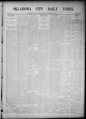 Oklahoma City Daily Times. (Oklahoma City, Indian Terr.), Vol. 2, No. 174, Ed. 1 Friday, January 30, 1891
