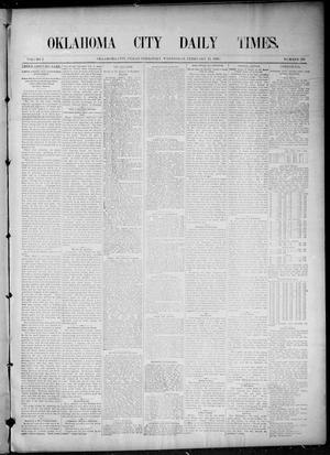 Oklahoma City Daily Times. (Oklahoma City, Indian Terr.), Vol. 2, No. 190, Ed. 1 Wednesday, February 18, 1891