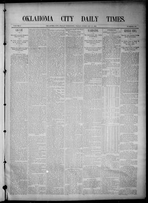 Primary view of object titled 'Oklahoma City Daily Times. (Oklahoma City, Indian Terr.), Vol. 2, No. 197, Ed. 1 Friday, February 27, 1891'.