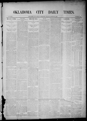 Primary view of object titled 'Oklahoma City Daily Times. (Oklahoma City, Indian Terr.), Vol. 2, No. 221, Ed. 1 Monday, March 30, 1891'.