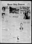 Thumbnail image of item number 1 in: 'Durant Daily Democrat (Durant, Okla.), Vol. 57, No. 187, Ed. 1 Tuesday, April 22, 1958'.