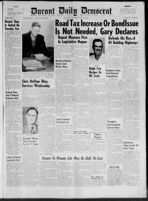 Primary view of object titled 'Durant Daily Democrat (Durant, Okla.), Ed. 1 Tuesday, January 6, 1959'.