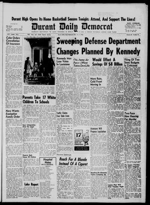 Primary view of object titled 'Durant Daily Democrat (Durant, Okla.), Vol. 60, No. 70, Ed. 1 Monday, December 5, 1960'.