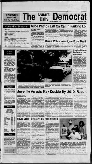 The Durant Daily Democrat (Durant, Okla.), Vol. 96, No. 3, Ed. 1 Thursday, September 7, 1995