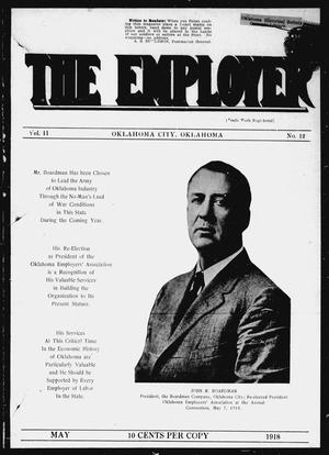 The Employer (Oklahoma City, Okla.), Vol. 11, No. 12, Ed. 1 Wednesday, May 1, 1918