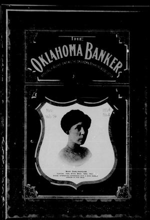 The Oklahoma Banker (Oklahoma City, Okla.), Vol. 16, No. 4, Ed. 1 Saturday, November 1, 1924
