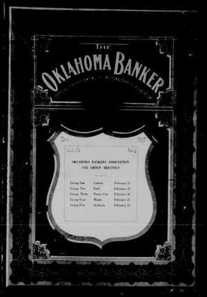 The Oklahoma Banker (Oklahoma City, Okla.), Vol. 16, No. 6, Ed. 1 Thursday, January 1, 1925