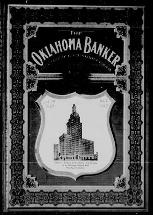 The Oklahoma Banker (Oklahoma City, Okla.), Vol. 19, No. 2, Ed. 1 Thursday, September 1, 1927