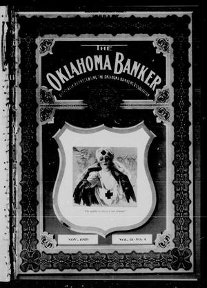 The Oklahoma Banker (Oklahoma City, Okla.), Vol. 21, No. 4, Ed. 1 Friday, November 1, 1929