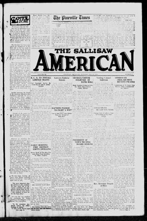 The Sallisaw American (Sallisaw, Okla.), Vol. 3, No. 35, Ed. 1 Tuesday, May 22, 1928