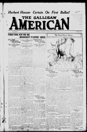 The Sallisaw American (Sallisaw, Okla.), Vol. 3, No. 28, Ed. 1 Tuesday, June 12, 1928