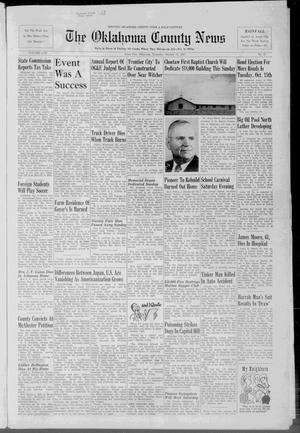 The Oklahoma County News (Jones City, Okla.), Vol. 57, No. 21, Ed. 1 Thursday, October 10, 1957