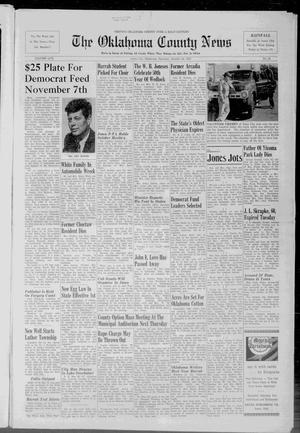 Primary view of object titled 'The Oklahoma County News (Jones City, Okla.), Vol. 57, No. 23, Ed. 1 Thursday, October 24, 1957'.