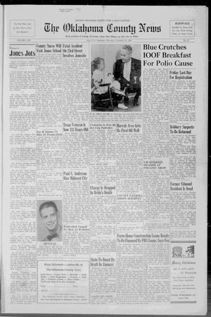 The Oklahoma County News (Jones City, Okla.), Vol. 57, No. 27, Ed. 1 Thursday, November 21, 1957