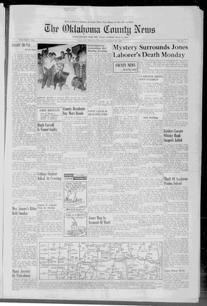 The Oklahoma County News (Jones City, Okla.), Vol. 58, No. 19, Ed. 1 Thursday, September 25, 1958