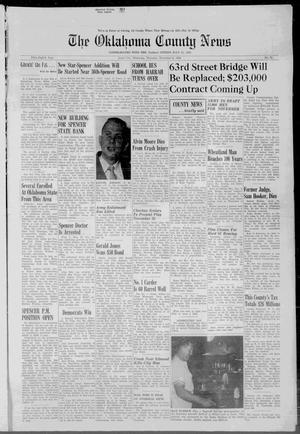 The Oklahoma County News (Jones City, Okla.), Vol. 58, No. 25, Ed. 1 Thursday, November 6, 1958