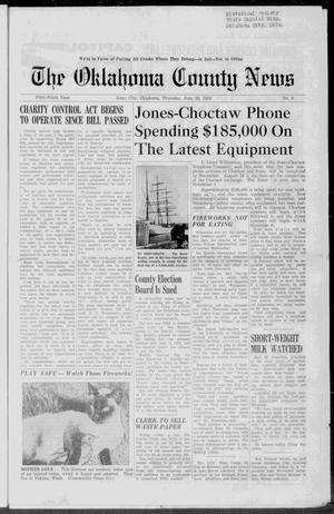 The Oklahoma County News (Jones City, Okla.), Vol. 59, No. 6, Ed. 1 Thursday, June 25, 1959