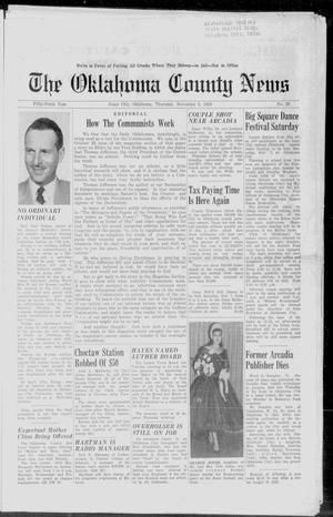 The Oklahoma County News (Jones City, Okla.), Vol. 59, No. 25, Ed. 1 Thursday, November 5, 1959