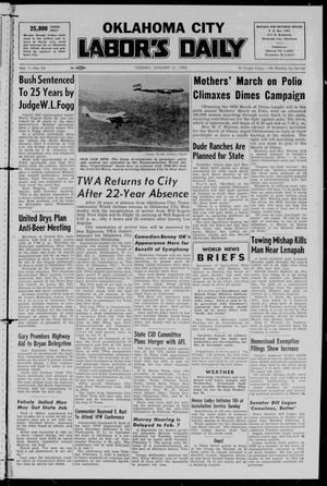 Oklahoma City Labor's Daily (Oklahoma City, Okla.), Vol. 1, No. 54, Ed. 1 Tuesday, January 31, 1956