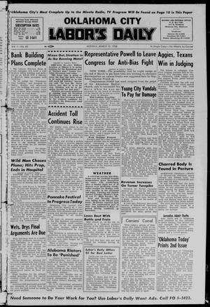 Oklahoma City Labor's Daily (Oklahoma City, Okla.), Vol. 1, No. 83, Ed. 1 Monday, March 12, 1956