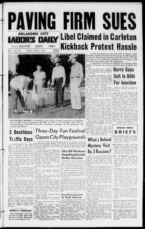 Oklahoma City Labor's Daily (Oklahoma City, Okla.), Vol. 1, No. 151, Ed. 1 Friday, June 15, 1956