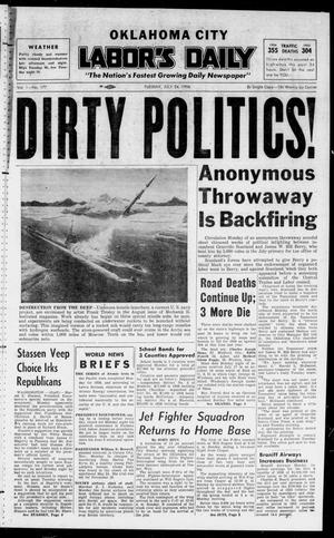 Oklahoma City Labor's Daily (Oklahoma City, Okla.), Vol. 1, No. 177, Ed. 1 Tuesday, July 24, 1956