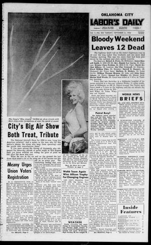 Oklahoma City Labor's Daily (Oklahoma City, Okla.), Vol. 1, No. 206, Ed. 1 Tuesday, September 4, 1956