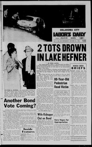 Oklahoma City Labor's Daily (Oklahoma City, Okla.), Vol. 1, No. 242, Ed. 1 Wednesday, October 24, 1956